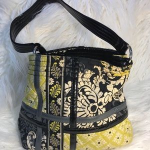 Vera Bradley "Baroque" shoulder purse.